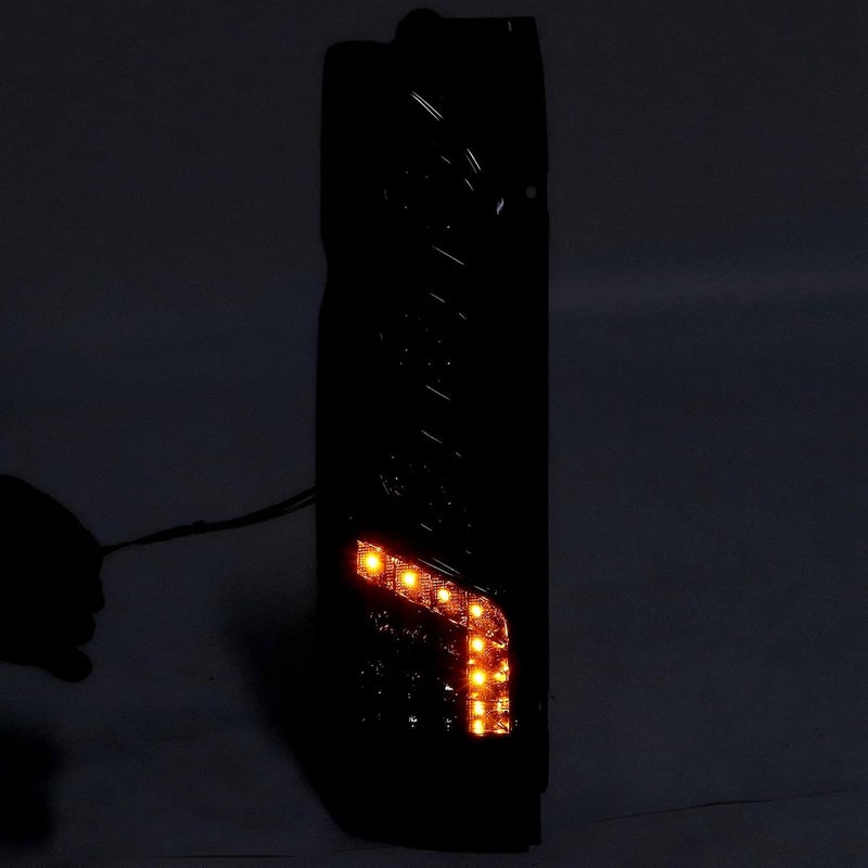 woobles LED Taillights, Pair LED Taillights Dynamic Rear Tail Lamp Assembly Fit for Hiace 200 Commuter Van 2005\u20112017 (Smoky) Smoky - Image 4