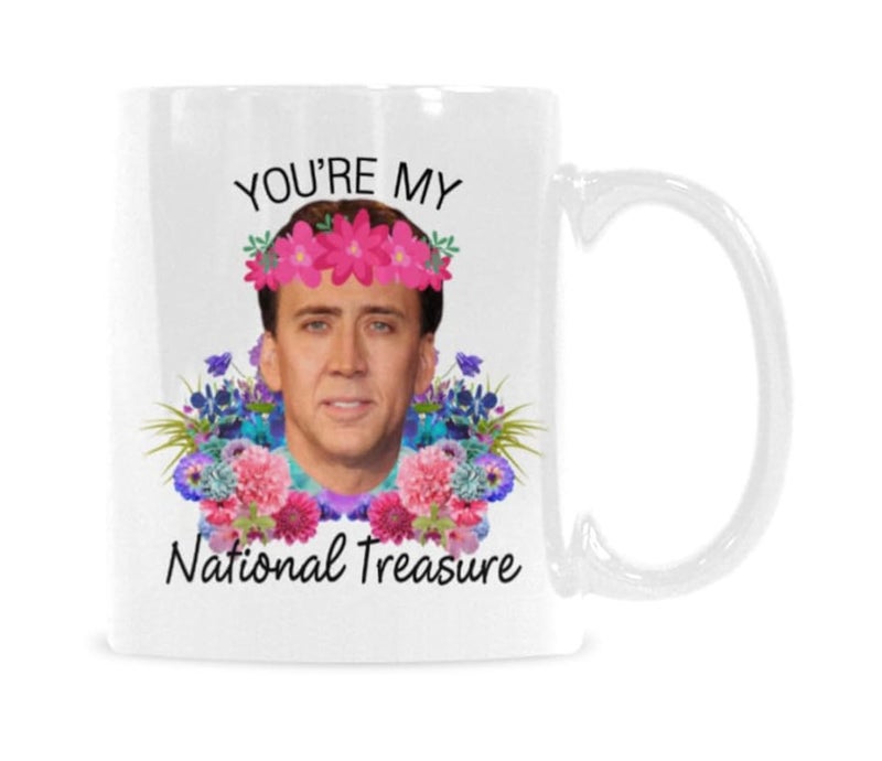 SCSF Coffee Mug For Coffee Lover  Youre My National Treasure Tea Cup 11 Ounce