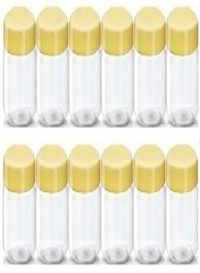 Ateer Plastic Transparent and Durable Jar Container Set of 50ML, 100ML (12 Pcs and 12 Pcs Respectively, Cream) -Pack of 24 Pieces - Image 3