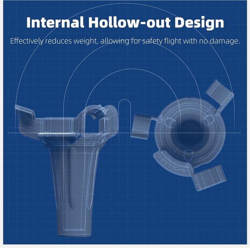 Landing Gear for DJI Neo, Height-Boosting Drone Protectors, Landing Legs for Enhanced Safety (4 PCS, Orange) - Image 3