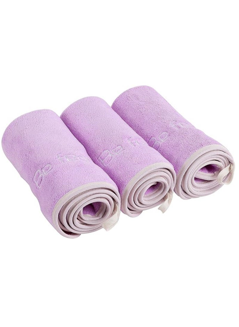 روك بو مناشف رياضية من الألياف الدقيقة لممارسة اللياقة البدنية والرياضة تجريب تنس اليوغا ركوب الدراجات السباحة 12 بوصة × 40 بوصة مناشف الحمام فائقة النعومة وسريعة الجفاف 3 عبوات منشفة - Image 1