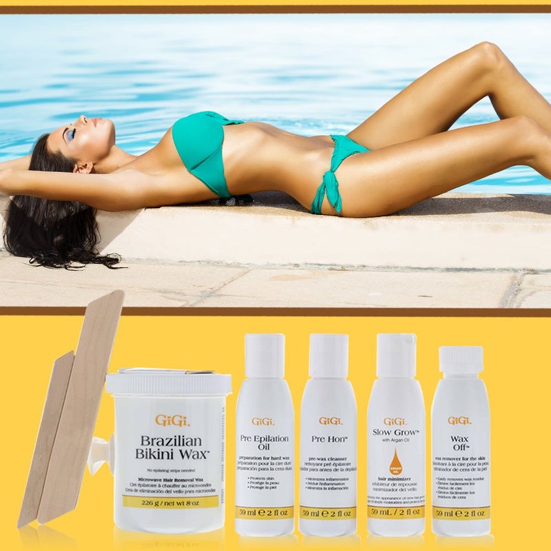 GiGi Brazilian Bikini Waxing Microwave Formula  Home Hair Removal Kit - Image 4