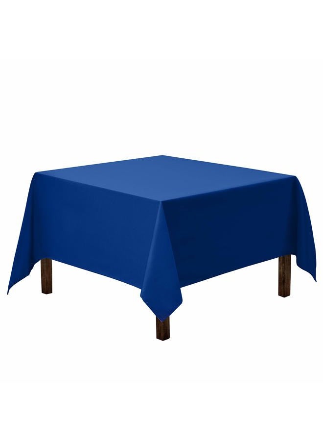 Gee Di Moda Square Tablecloth - 130cm x 130cm - Royal Blue Square Table Cloth for Square or Round Tables in Washable Polyester - Great for Buffet Table, Parties, Holiday Dinner, Wedding & More - Image 1