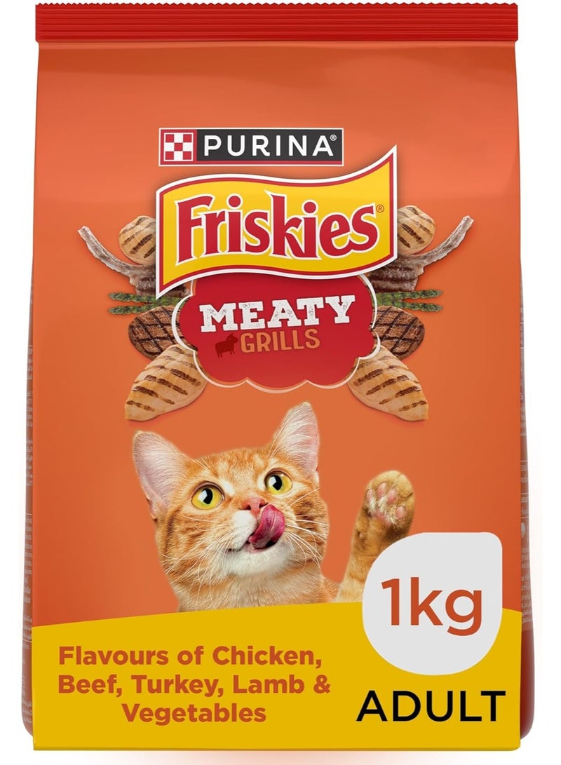 فريسكس طعام القطط الجاف بورينا فريسكيز ميتي جريل 1 كجم - Image 1