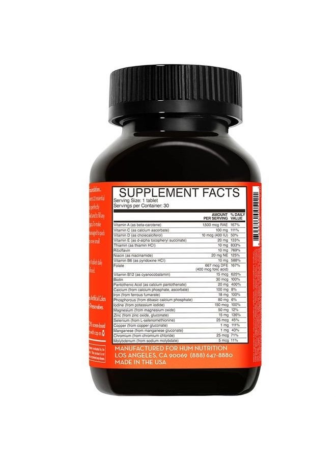 Base Control - Daily Women's Minerals with B Complex, Vitamin C, 22 Micro-Nutrients + Iron to Support Pre Menopause Women - Non-GMO, Soy-Free, Gluten-Free (30 Tablets) - pzsku/Z81A4242F1A6AFA65C45FZ/45/_/1687907935/9bb64edd-6f49-4b63-a840-e734365cc499