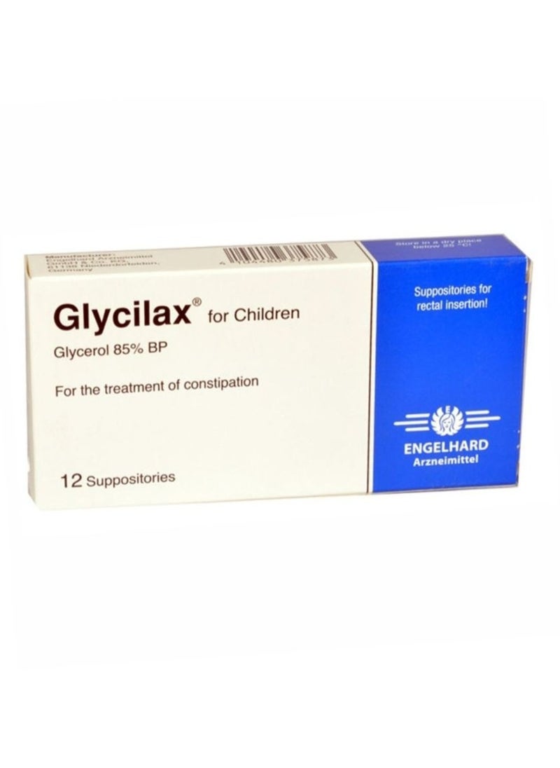 Glycilax - Glycilax Children Suppositories 12'S - Image 1