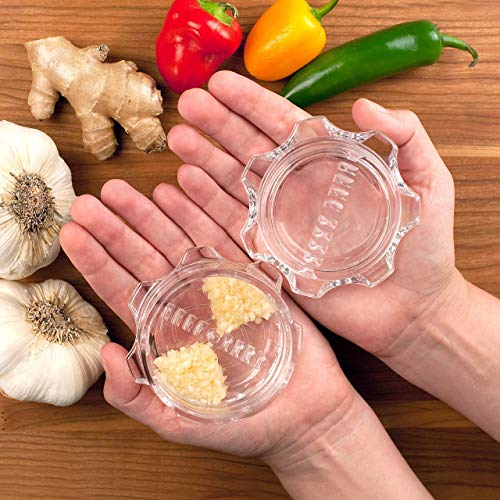 NexTrend Garlic Twister 3rd Gen - For Garlic/Herb/Nuts, Garlic Press Kitchen Mincer and Grinder, Easy to Clean! (Clear) by NexTrend - Image 5