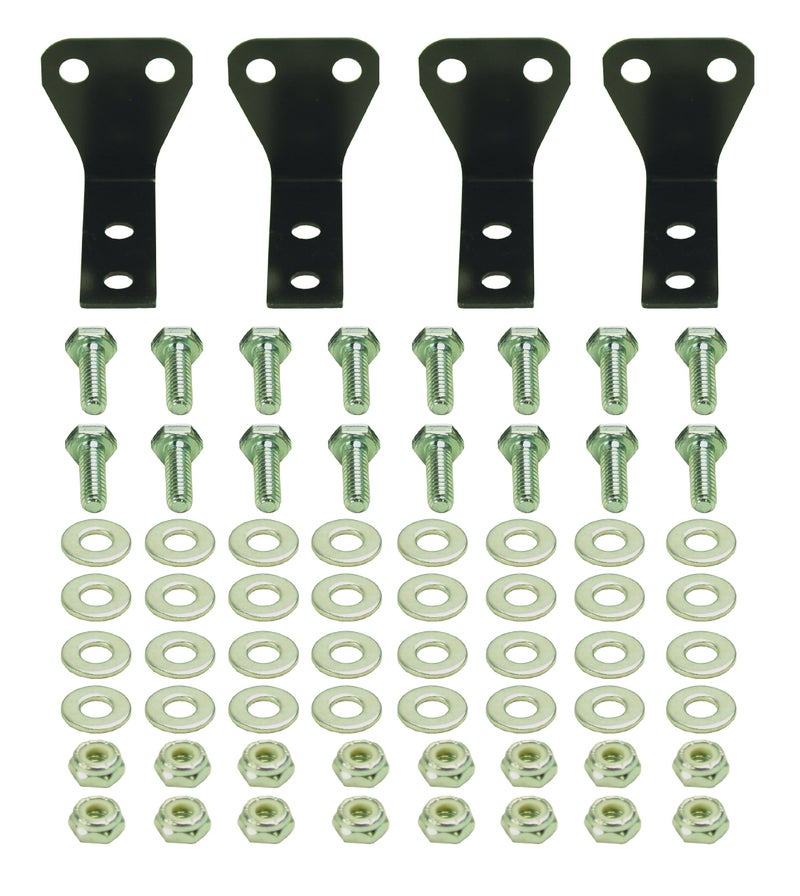 Derale 50020 Stacked Plate Cooler Mounting Bracket Kit 10 Row Core