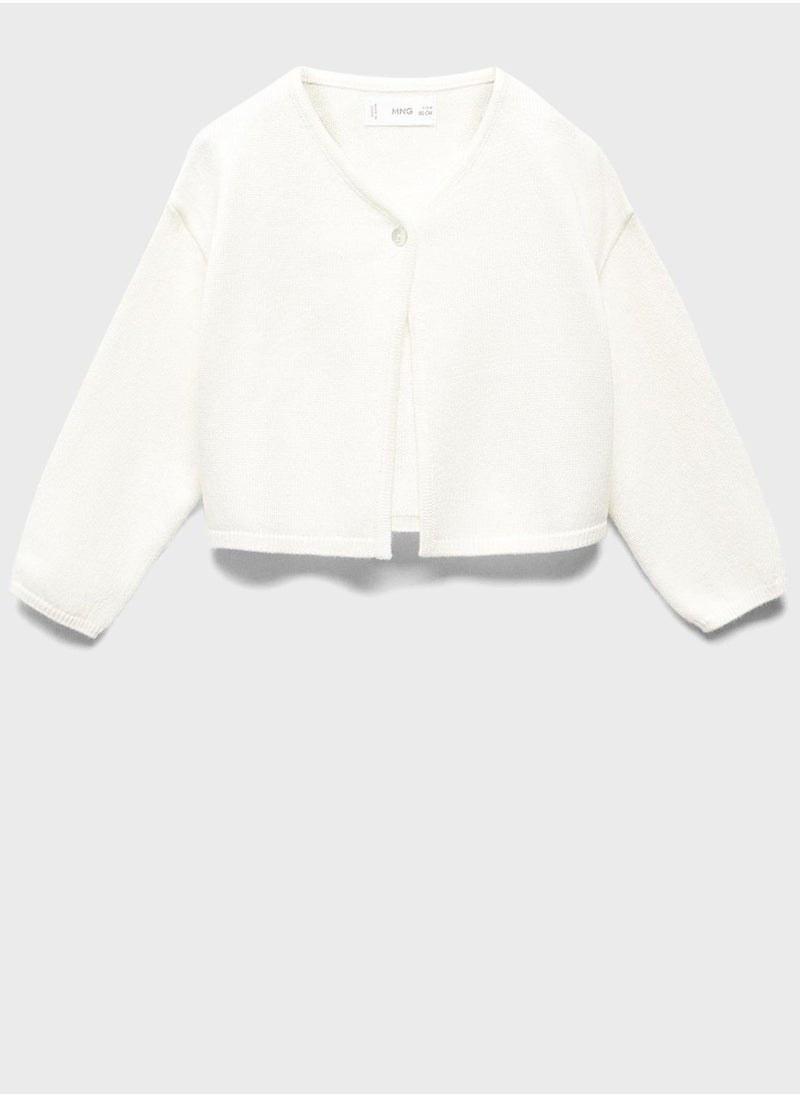 MANGO - Kids Essential Cardigan - Image 1