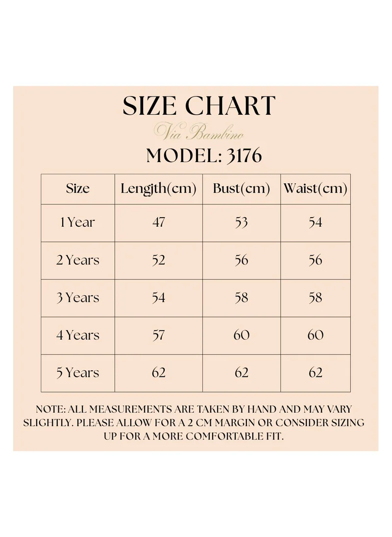 VIA BAMBINO Baby Dress White 3176