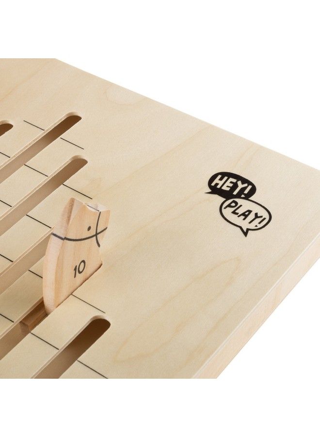 هاي! بلاي! لعبة سباق الخيل الخشبية مع بطاقات النرد والرقائق ألعاب الطاولة الداخلية والخارجية للبالغين والأطفال والبنين والبنات لعبة الحفلات (80Ddh) - Image 5