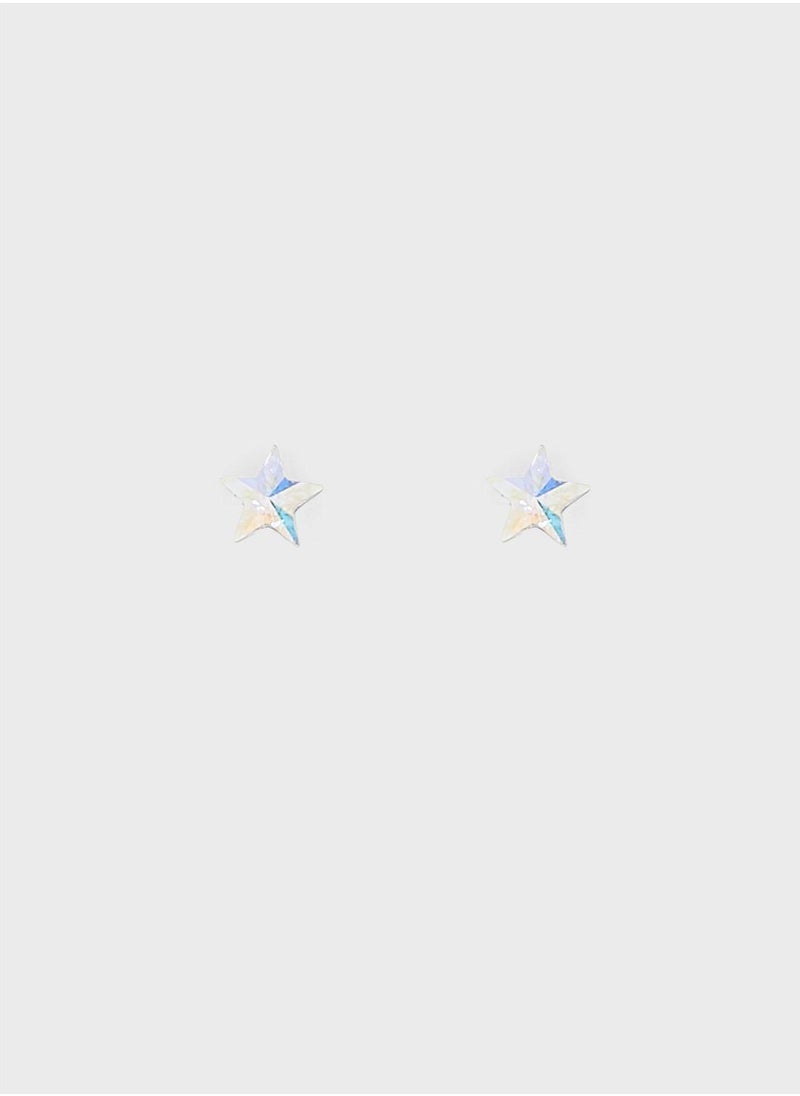 Claires Kids Crystal Star Earring  - Image 1