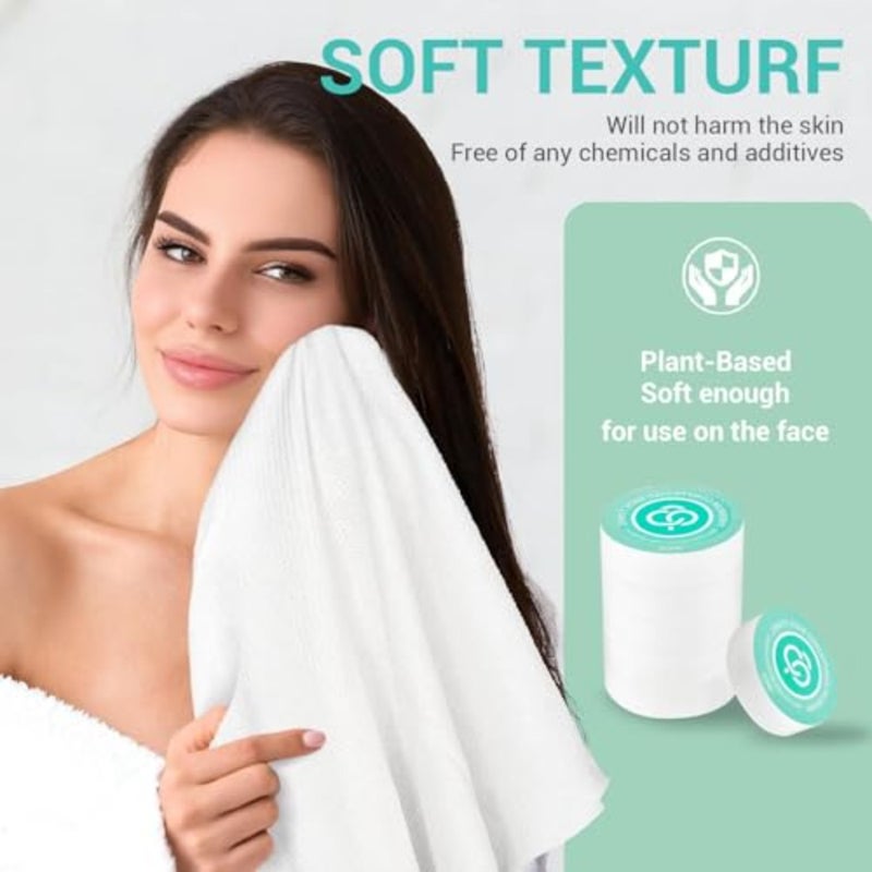 Large Compressed Towel, 70x140 cm Disposable Bath Towels, 5 Pack Portable Thick Paper Towel, Reusable Suitable for Hiking Camping Beach Swimming and Traveling - Image 4