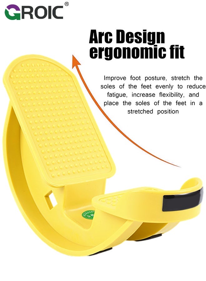 GROIC 2pcs Calf Stretcher Slant Board, Anti Slip Foot Rocker Ankle Exerciser Leg Muscle Stretching Equipment for Achilles Tendinitis, Plantar Fasciitis Pain Relief and Tight Calves - Image 2