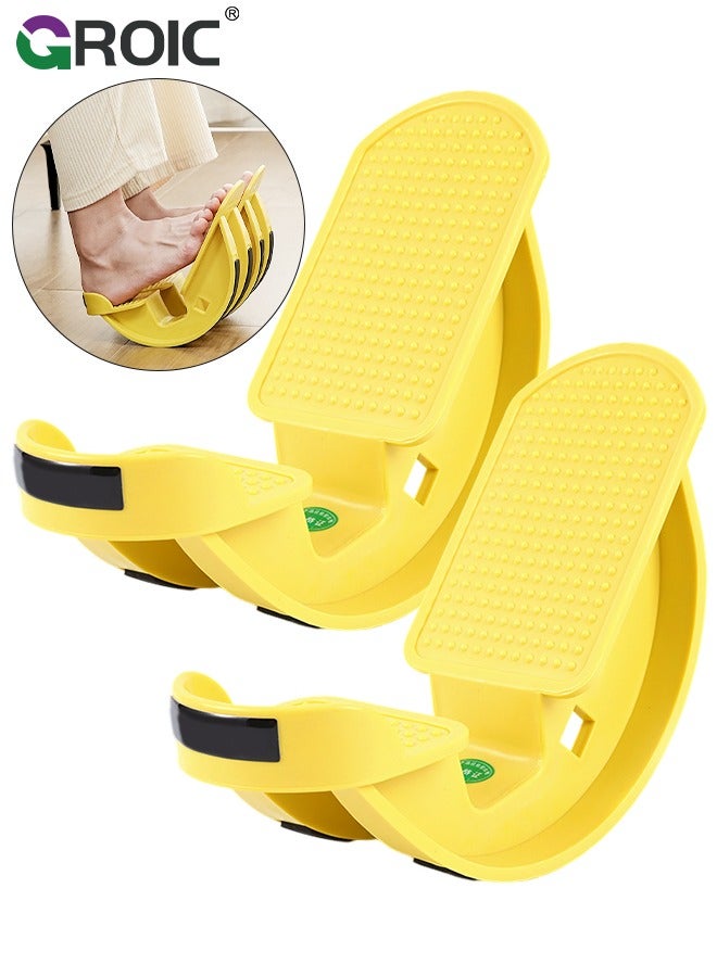GROIC 2pcs Calf Stretcher Slant Board, Anti Slip Foot Rocker Ankle Exerciser Leg Muscle Stretching Equipment for Achilles Tendinitis, Plantar Fasciitis Pain Relief and Tight Calves - Image 1