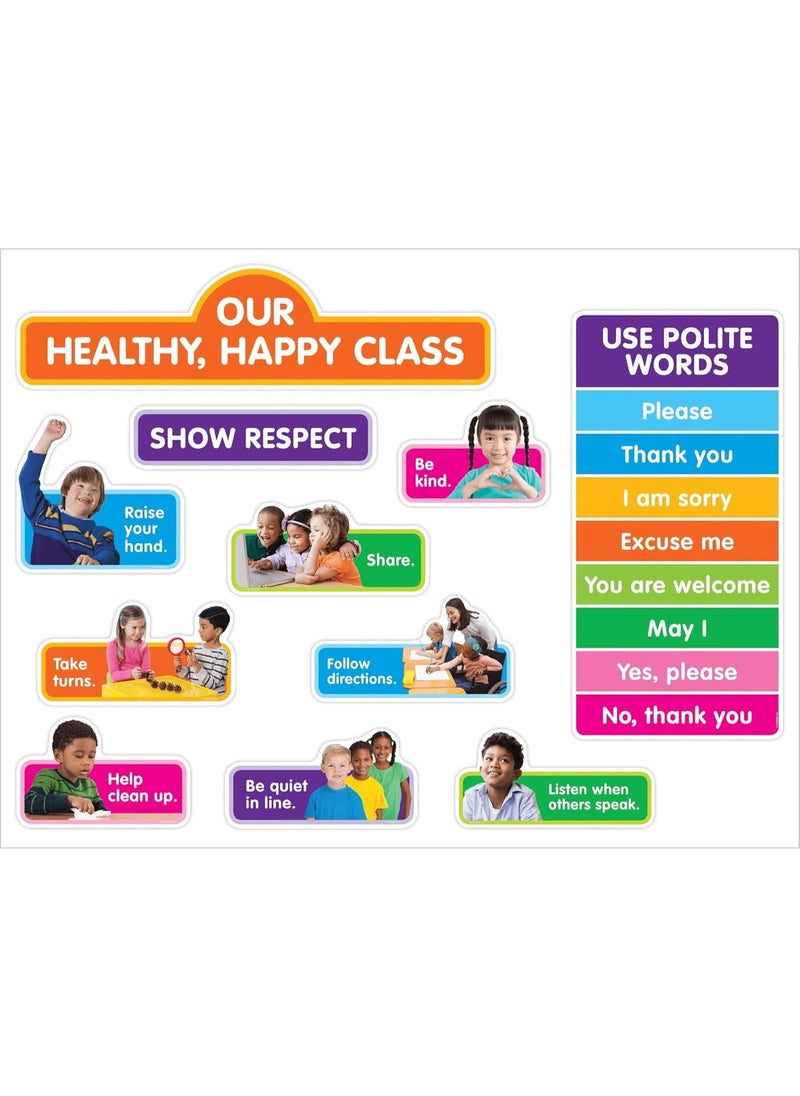 scholastic Our Healthy, Happy Class Bulletin Board 