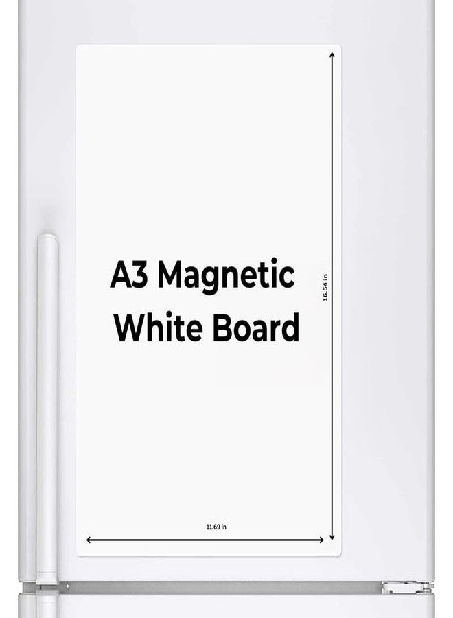 NUOVI A3 Magnetic White Board | Reusable, Dry Erase, Foldable Design Whiteboard | Ideal for Day Planner, Menu Planner & Organizer - Image 3