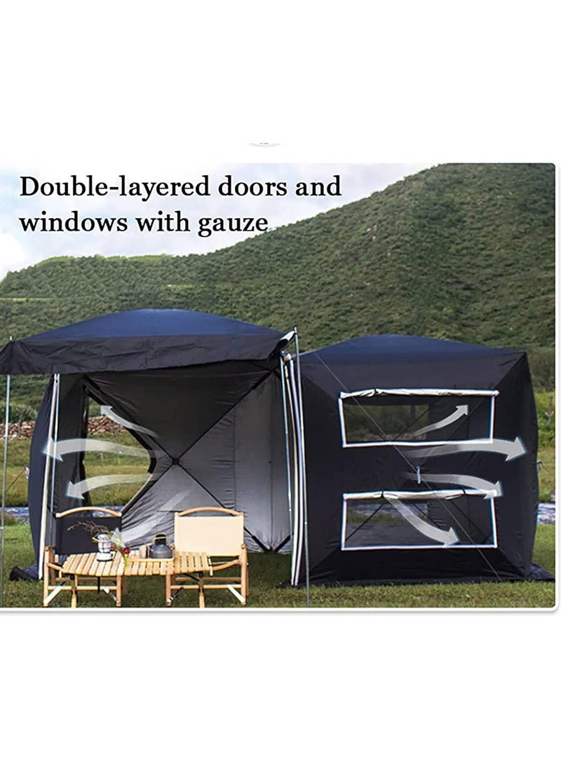 GearZone - Car Tent Automatic Free to Build, Quick Open, Tailgate Tent Stable Windproof Detachable Car Boot Tent 495cm x 180cm, Large Rear Extension Tent, Camping Tent Can Accommodate 3-4 People, Suitable for All Car Models - Image 1