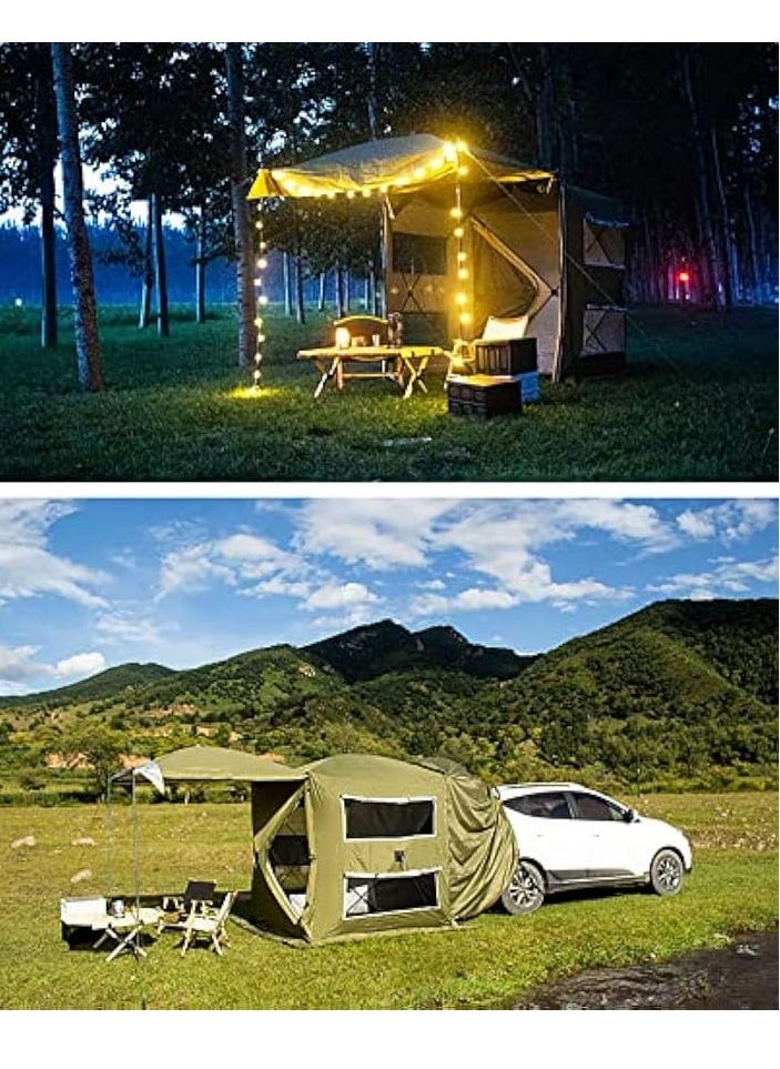 GearZone - Car Tent Automatic Free to Build, Quick Open, Tailgate Tent Stable Windproof Detachable Car Boot Tent 495cm x 180cm, Large Rear Extension Tent, Camping Tent Can Accommodate 3-4 People, Suitable for All Car Models - Image 1