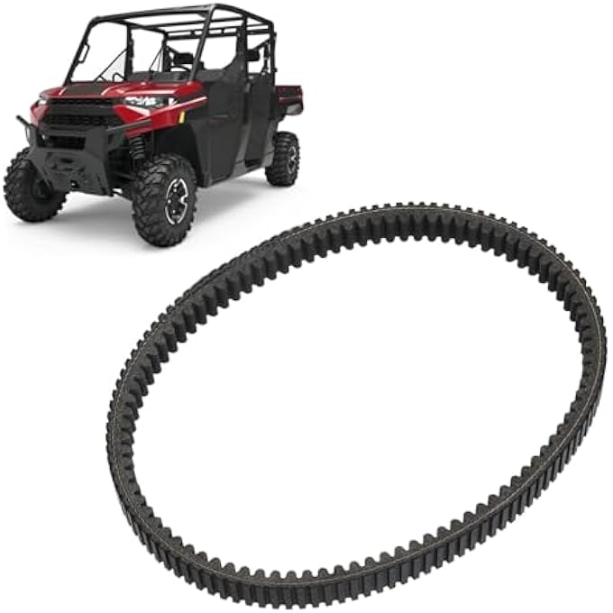 DRIVE BELT, MOTORCYCLE CLUTCH TRANSMISSION BELT, COMPATIBLE WITH POLARIS RANGER CREW 1000 2015-2018, 11175 UTV CLUTCH BELT, HEAT RESISTANT POWER TRANSMISSION REPLACEMENT - Image 5