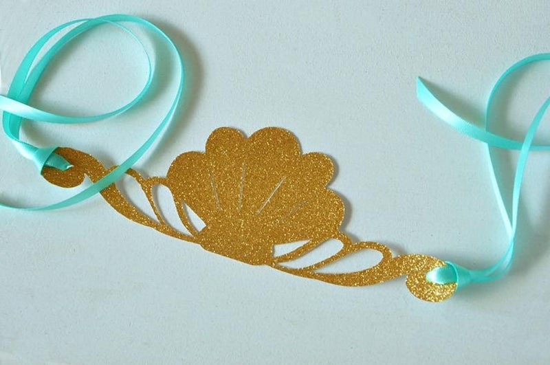 Confetti! Mermaid Crowns (Pack of 12) | Seashell Crown for Mermaid Birthday and Under the Sea Party - Party Hat Supply - Image 3