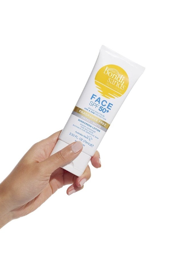Bondi Sands SPF Fragrance Free 50+ Face Tinted - Matte 75ml - Image 4
