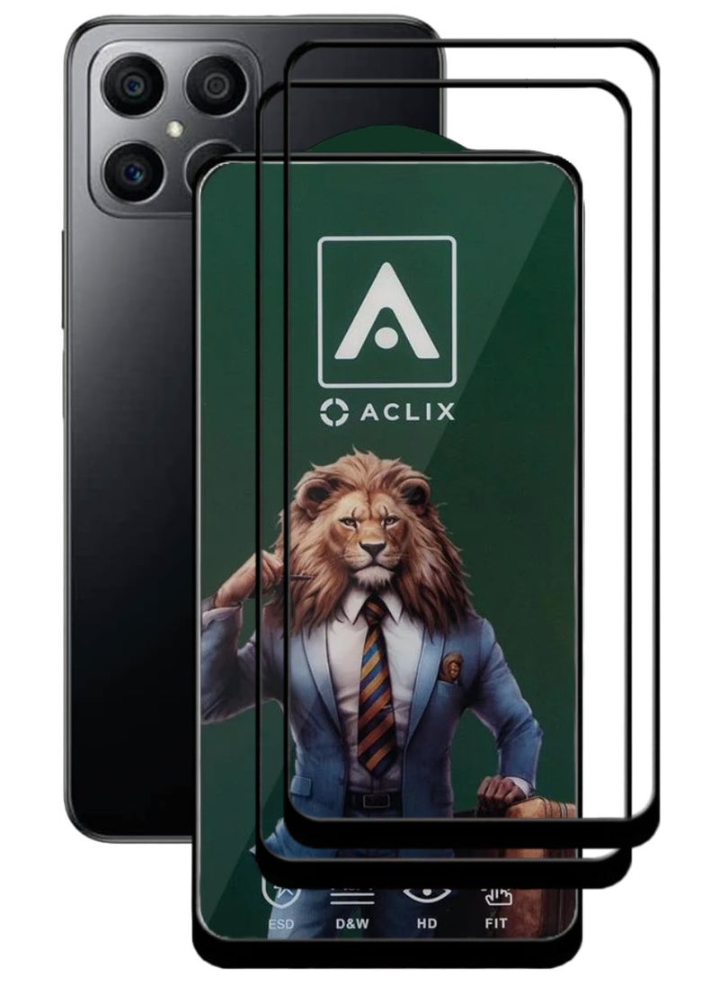 أكاليكس قطعتين، حماية شاشة،  لهاتف هونور X8، جودة ممتازة. - Image 1