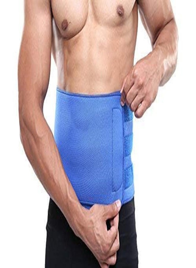 Ezyfit حزام دعم الخصر EZYFIT - حزام بطن 8 بوصات، يدعم عضلات البطن الضعيفة ويساعد على تحسين الدورة الدموية (عبوة من قطعة واحدة) أزرق - Image 5