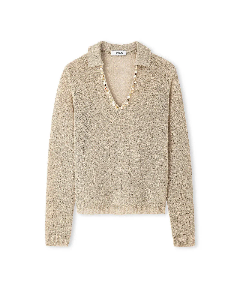 Ipekyol  Embellished Knit Top for Women | Best Price UAE