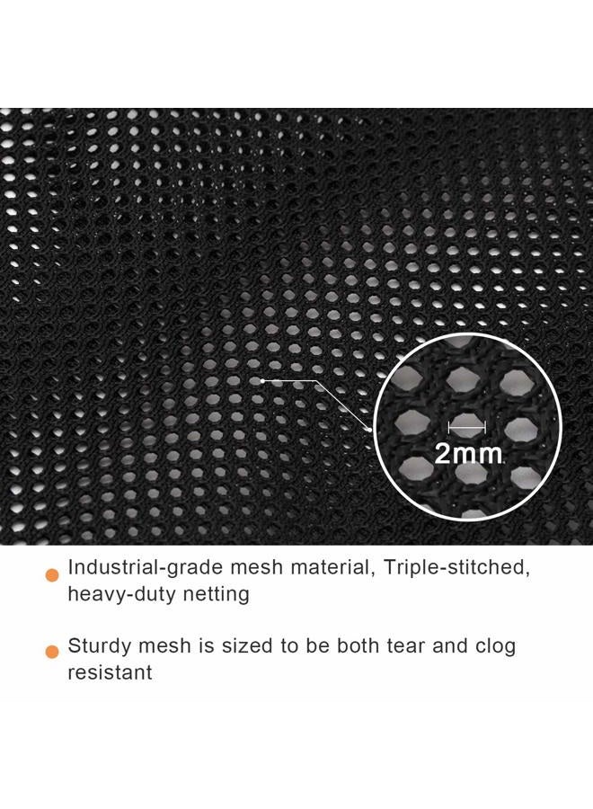 Coolrunner Pump Barrier - 12" x 15.7" Pond Filter Mesh Bag for Biological Filters (Black) - Image 3
