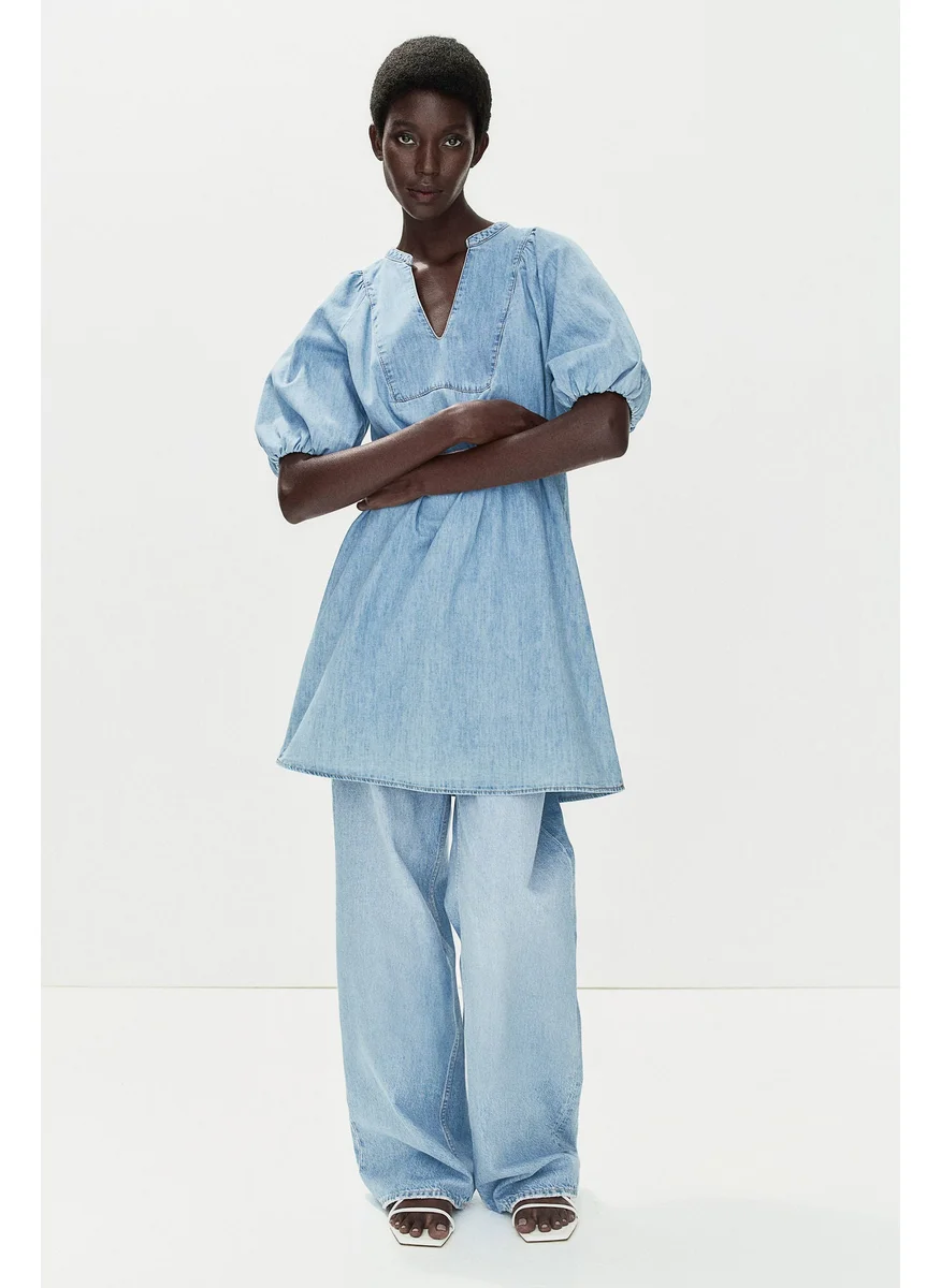 اتش اند ام Denim Tunic Dress
