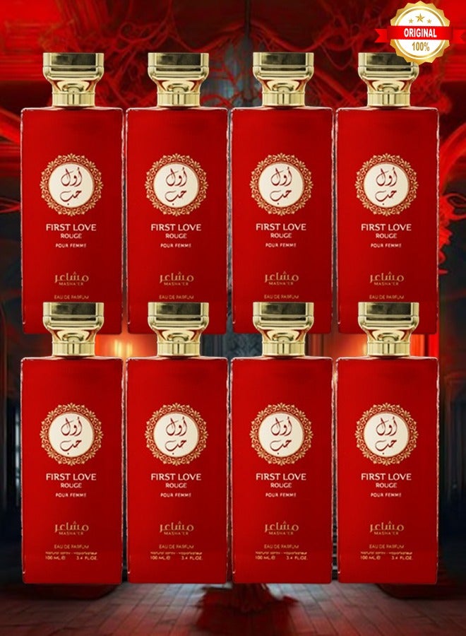Love 8 Pieces First Love Rouge Perfume 100ml EDP - Image 1