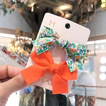 4 Ever 6 Pack Hair Bows Hairpins Girls Pigtail Bows with Alligator Clips Bowknot Hair clips Boutique Hairpieces Hair Barrettes Hair Accessory for Women Lolita Party Little Girls Toddler Kids Teens - Image 3