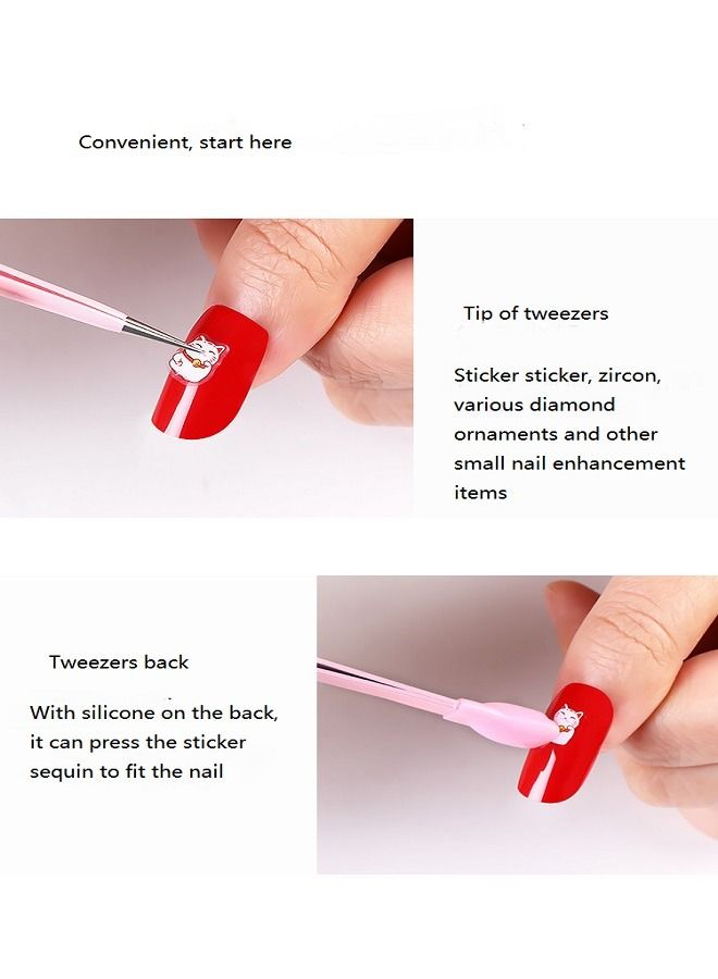 Generic Silicone clip double ended tweezers  - Image 2