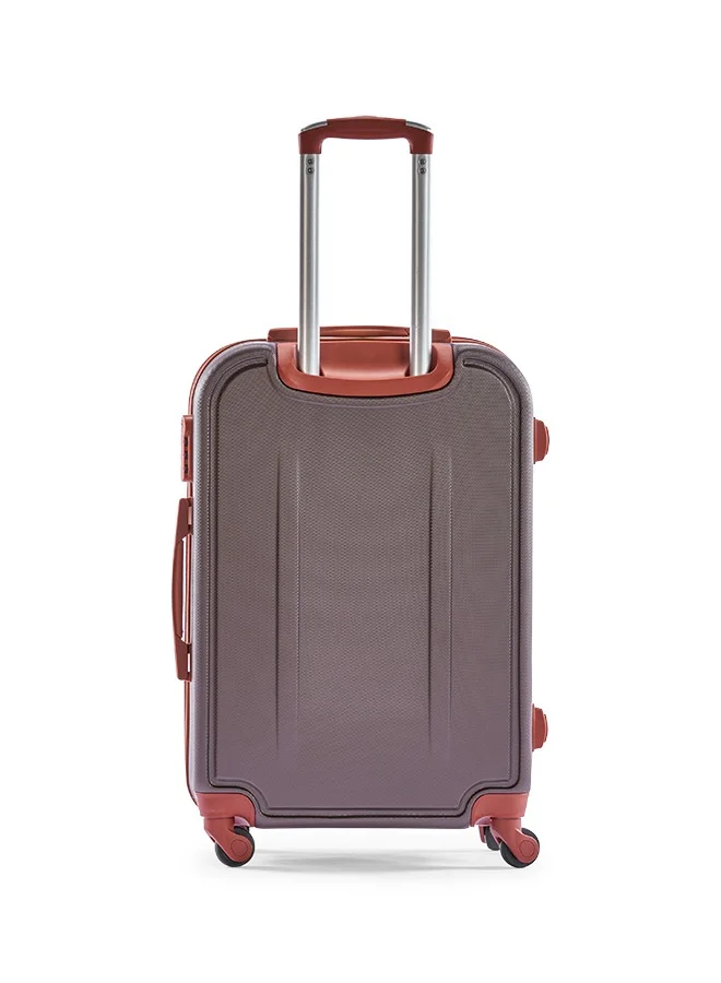 LIMRA Hardside 6 Piece Luggage Trolley Set Coffee