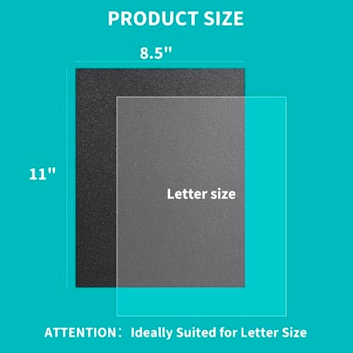Binditek 200 Pack Binding Covers and Backs Set, 8.5 x 11 Inches, 100 Clear PVC (8Mil), 100 Sand-Textured Polycovers (12Mil), Letter Size - Image 3