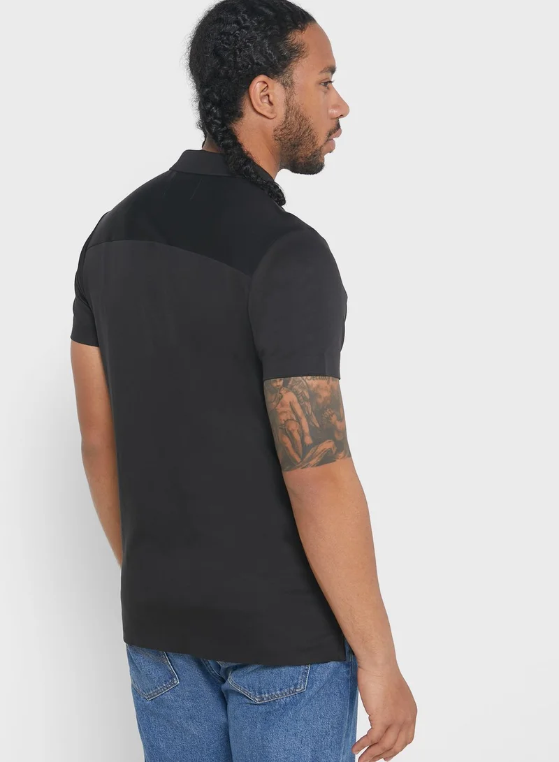 TOMMY HILFIGER Tech Half Zip Slim Fit Polo