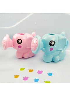 Children's Watering Pot Baby Bath Elephant Shower Water Toys Bathroom Bath Cartoon Baby Elephant Sprinkler Wholesale-Specifications:Elephant Kettle Shower (blue)