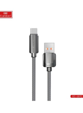 Usb Data Cable 2.4A , Fast Charging And Sync - Usb To Usb-c , EC-187C - pzsku/Z81A5DCABEEF5207445BAZ/45/_/1707817636/5ceac6f0-6162-4cd2-989c-8169410669ce