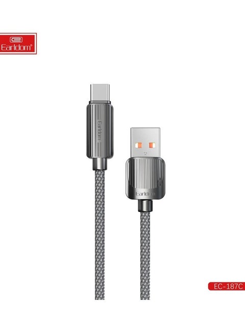 Usb Data Cable 2.4A , Fast Charging And Sync - Usb To Usb-c , EC-187C