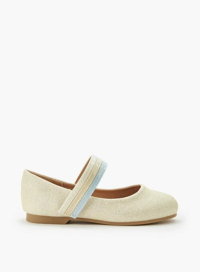 جونيورز Girls Hook And Loop Ballerina Shoes