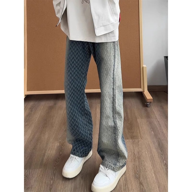 Unisex Classic Denim Jeans Loose Fit Daily Outdoor Wear - Image 5
