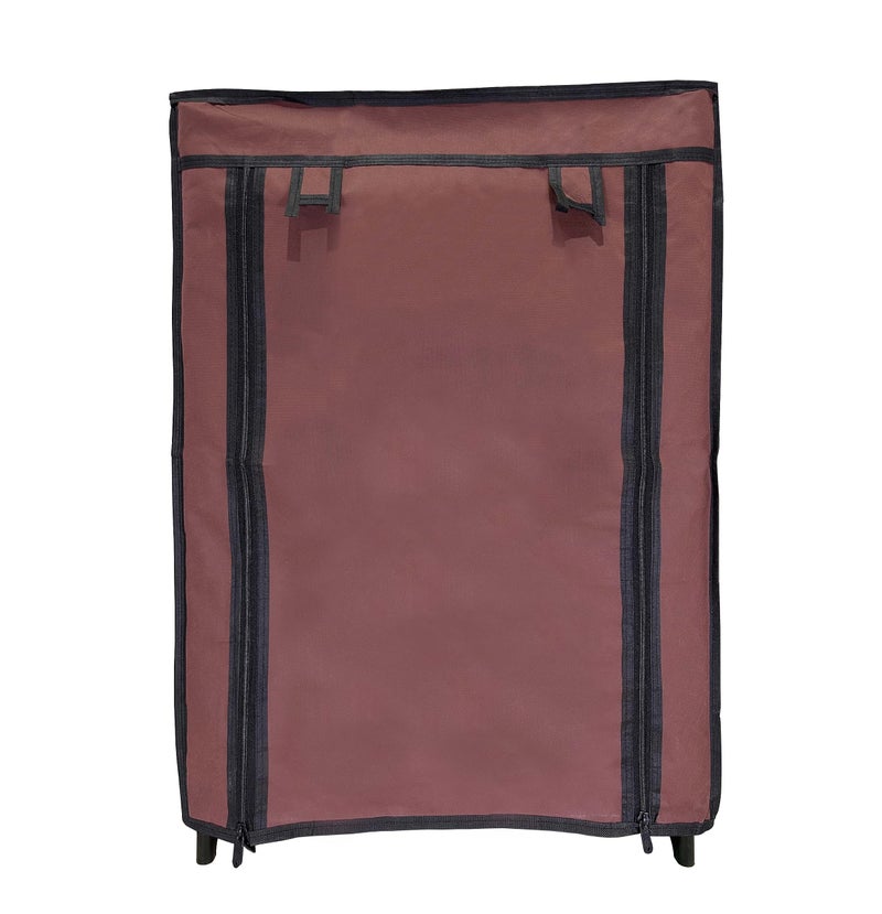 PHILOSHOP Premium 4-Tiers Shoe Rack/Multipurpose Storage Rack with Dustproof Cover (Iron Pipes, Non Woven Fabric, Plastic Connector) - Image 3