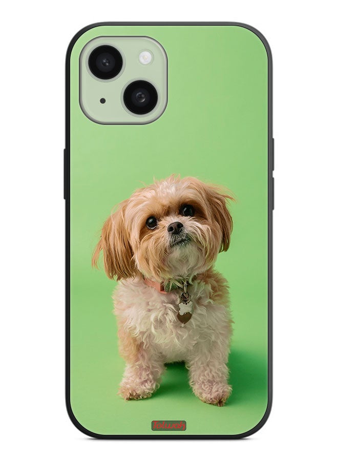 Tolwak Apple iPhone 15 Protective Case Cover Cute Puppy - Image 2