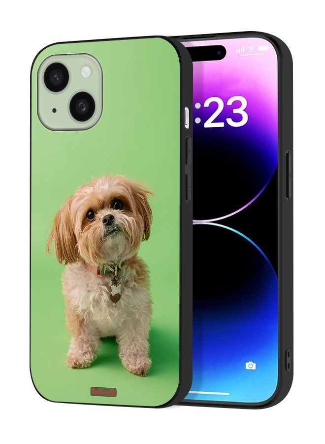 Tolwak Apple iPhone 15 Protective Case Cover Cute Puppy - Image 1
