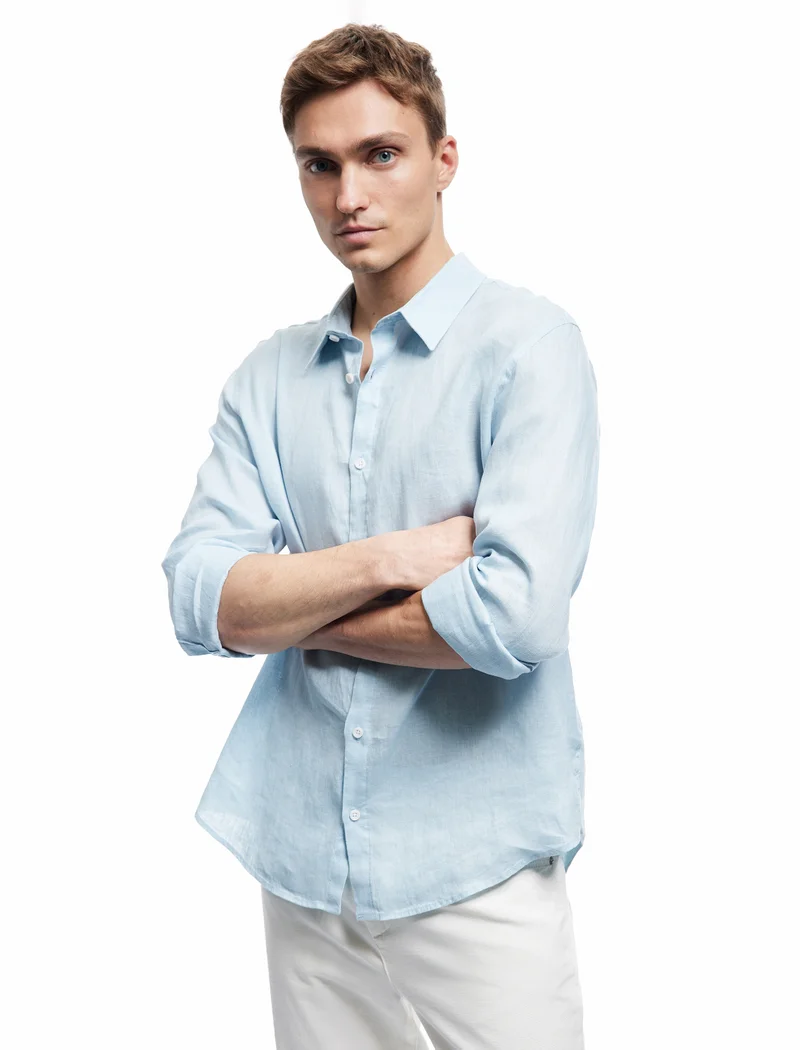 كوتون Linen Shirt
