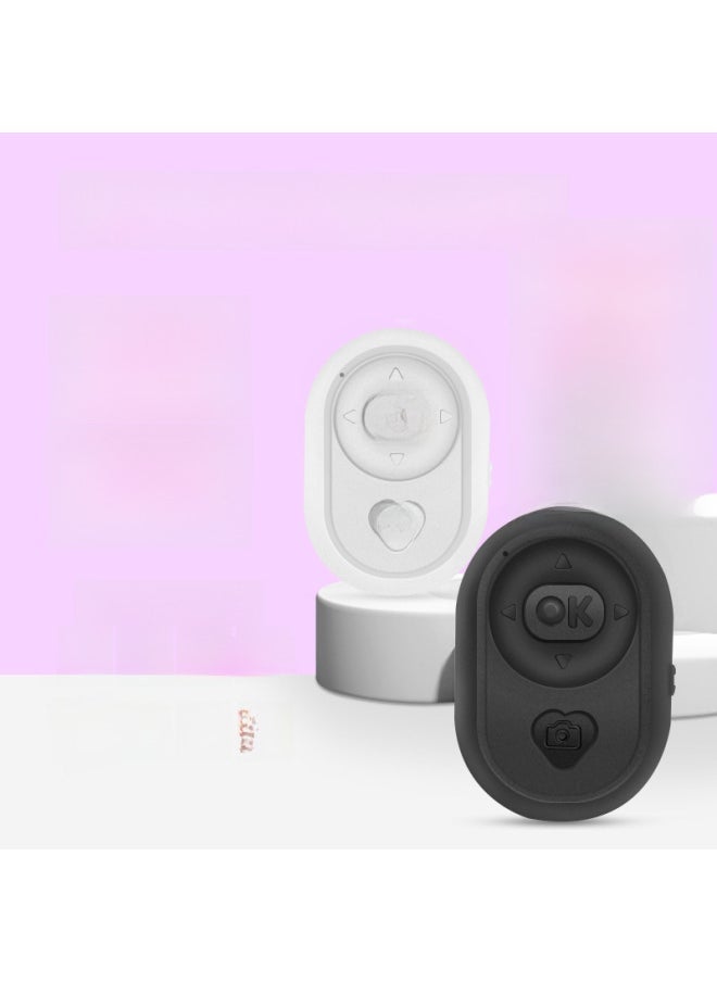 2021 Smart Tremolo Remote Control Short Video Click Page Remote Photo Wireless Bluetooth Remote Control-Color:Pink (color Box + Instructions) - Image 1