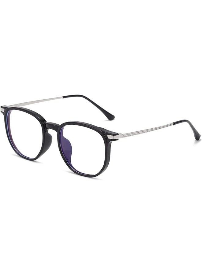 ECVV unisex-adult Glasses Blue Light Blocking Glasses, Black, 135 x 46mm  - Image 1