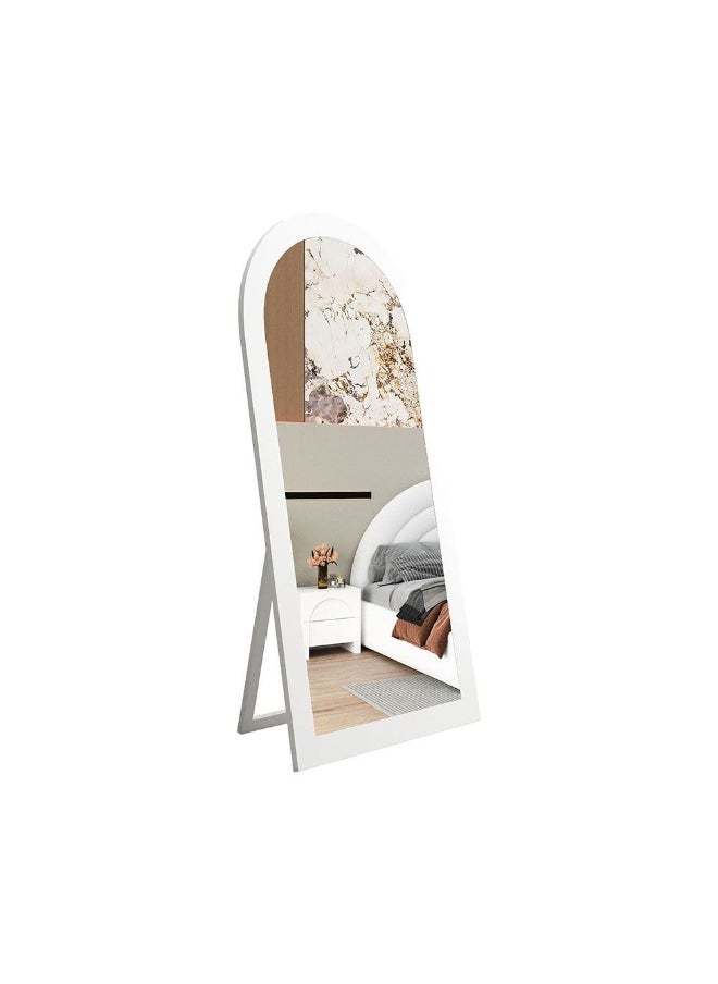 Calm Tall Standing Mirror Durable Dressing Makeup Mirror Body Mirror Modern Design Bedroom Furniture L80xW2.5xH165cm-White - pzsku/Z81A6373F2CE3DB90DBBCZ/45/_/1730975181/ec45fec3-cea4-4438-961e-a5b0bef65c49