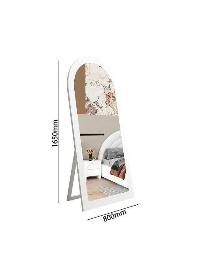 Calm Tall Standing Mirror Durable Dressing Makeup Mirror Body Mirror Modern Design Bedroom Furniture L80xW2.5xH165cm-White - pzsku/Z81A6373F2CE3DB90DBBCZ/45/_/1730975262/72ace96a-a59a-456e-a567-cd2c76b41e39